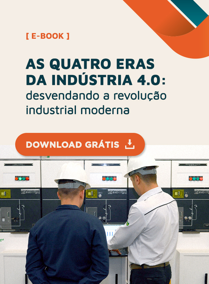 As quatro eras da Indústria 4.0: Desvendando a Revolução  Industrial moderna